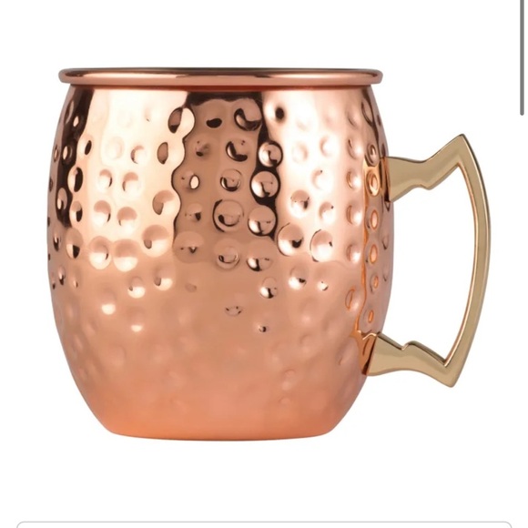 Arcoroc FK368 16 oz Moscow Mule Cup - Stainless Steel/Hammered Copper Finish - Picture 1 of 9